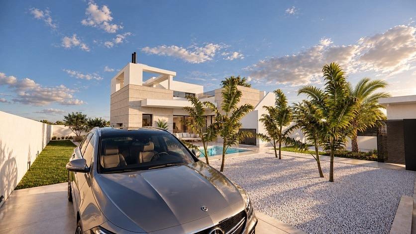 New Build Villas with private pool and solarium in San Luis, Torrevieja - photograph 2